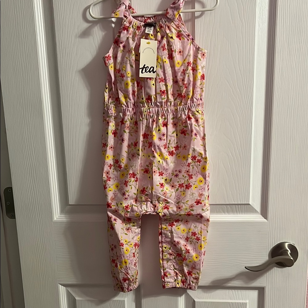Floral Pink Jumpsuit